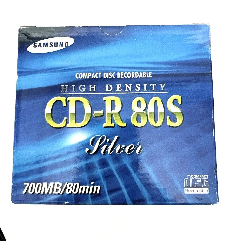 NEW Samsung 10 Pack Digital High-Density CD-R80S Jewel Case 80 Min/700MB